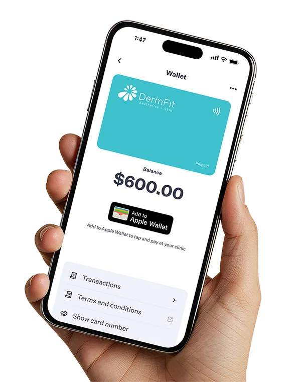 Treatment Wallet, smartphone app